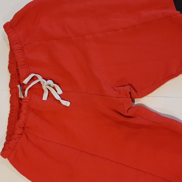 Women's Size S Victoria's Secret Pink Jogger Pants Orange/Black - Picture 8 of 12